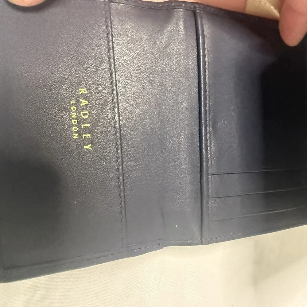 RADLEY London Heritage Dog leather bi-foldwomen's wallet + Dust bag BLACK - Picture 2 of 7